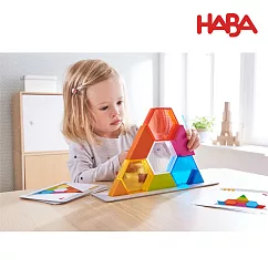 【德國HABA】3D益智疊疊樂─亮彩積木