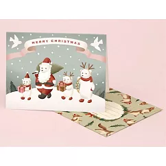 【 Clap Clap 】POLAR BEAR FAMILY CARD 聖誕卡片