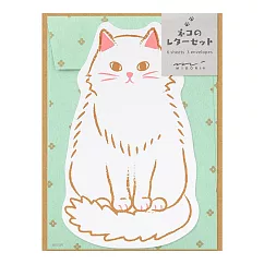 MIDORI 動物造型信紙組─ 貓咪