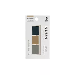 【Kanmido】NUUN 布質感攜帶式標籤貼3入 ‧ tab米色