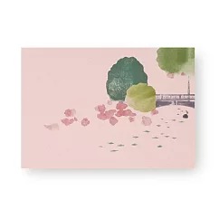 實心美術【寫旅行】明信片 14號 綠川