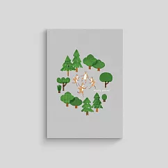 【 Hello Studio 你好工作室 】狐吉森森 | 15weeks八分格記事本 無時效週計畫手帳