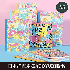 KOKUYO 日本插畫家系列筆記本(4入) A5─KATOYURI