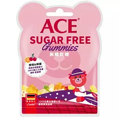 【ACE】ZERO SUGAR Q軟糖(櫻桃檸檬)─40g