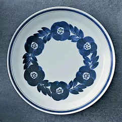 【日本Aito製作所】美濃燒|Blossom藍花 陶瓷餐盤23cm ‧ 藍