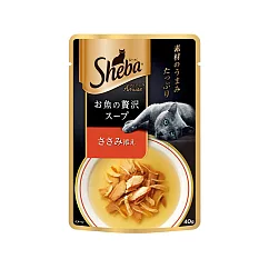 【SHEBA】日式鮮饌包副食 海陸燉湯 鮪魚+雞肉 40g*12入 寵物/貓罐頭/貓食