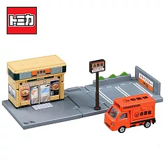 【日本正版授權】TOMICA 新城鎮 吉野家 內附小車 城鎮系列/場景玩具 多美小汽車