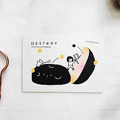 【右手超人】Destroy/孔版印刷明信片