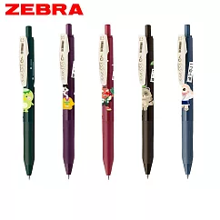 (送5個修正帶)ZEBRA 限量百鬼夜行典雅風鋼珠筆 5色組 B