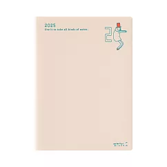 MIDORI POCKET DIARY 2025手帳(月單週方格)A6─ 歐吉桑