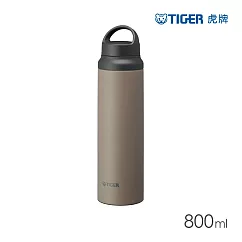 TIGER虎牌 提把手外出運動不鏽鋼保溫杯800ml(MCZ─T080) 奶霧咖啡