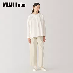 【MUJI 無印良品】MUJI Labo女和紙混長褲 23 原色