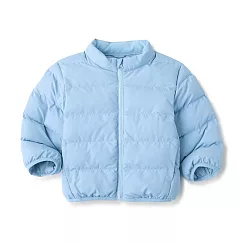 【MUJI 無印良品】幼兒可水洗鋪棉撥水加工外套 90 淺藍