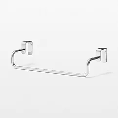 【MUJI 無印良品】不鏽鋼掛門式收納/毛巾用橫桿/小寬20.5x深7.5x高5.5 cm