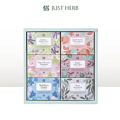 【JustHerb香草集】花植香氛皂精選6入組 (附禮盒提袋)