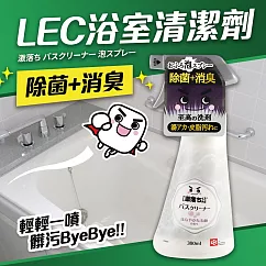 【LEC】日本製浴室除水垢污垢清潔劑380ml(香皂香氣)