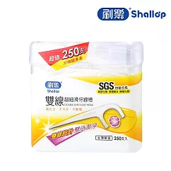刷樂 雙線超細滑牙線棒 250支
