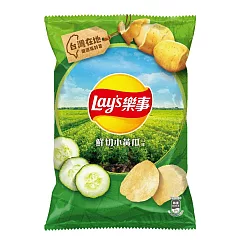 【Lay’s 樂事】鮮切小黃瓜口味洋芋片56g/包
