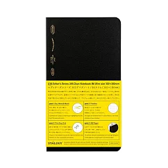 STALOGY 365 days筆記本 B6變形-方格黑