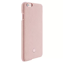 Just Mobile Quattro Back iPhone 6s/6 皮革保護殼粉紅色