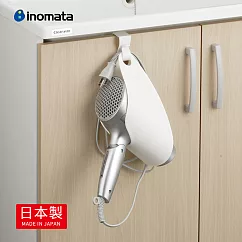 【日本inomata】日製免鑽釘吹風機收納吊掛架