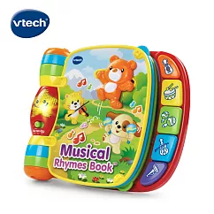 【Vtech】音樂啟蒙學習翻翻書─小熊(橘)