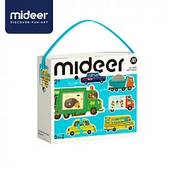 《MiDeer》── 六合一拼圖─汽車 ☆