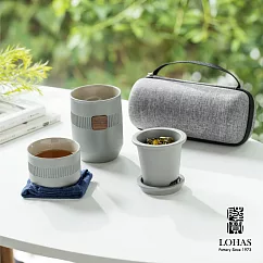 【陸寶LOHAS】合意樂享杯 旅行茶器 亦壺亦杯 新茶器 兩色可選 都市灰