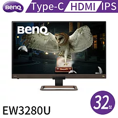 BenQ 32吋4K HDRi類瞳孔螢幕─EW3280U(HDMI 2.0/DP/Type C/喇叭5w*2)