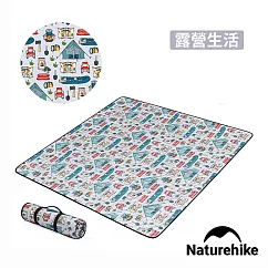 【Naturehike】戶外防潑水加厚休閒野餐墊 180x200cm 露營生活 D024─Z (露營生活)