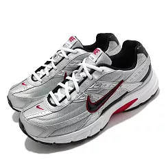 Nike 慢跑鞋 Initiator 運動 男女鞋 復古 避震 路跑 健身 球鞋 情侶穿搭 銀 黑 394055001 394055─001 28cm SILVER/BLACK