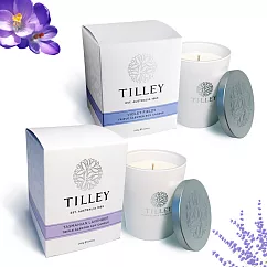 Tilley百年特莉 薰衣草+紫羅蘭香氛大豆蠟燭合購特惠組240gx2