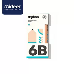 《MiDeer》── 兒童專用三角鉛筆─6B ☆