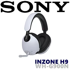 SONY INZONE H9 WH─G900N 雙噪音感測技術 抗噪360度立體音效電競耳機 完美搭配PlayStation®5 公司貨保固一年