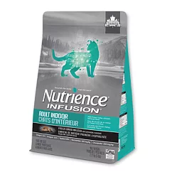 【Nutrience 紐崔斯】INFUSION 天然貓糧─5kg 天然室內貓(雞肉+火雞肉+鮭魚)