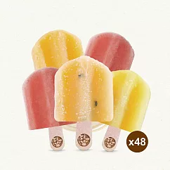 【春一枝】綜合天然水果手作冰棒mini48入組