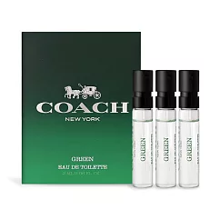 COACH 時尚都會淡香水(2ml)X3 EDT─隨身針管試香─公司貨