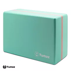 【Tumaz月熊健身】高密度EVA瑜珈磚50D 冰川綠