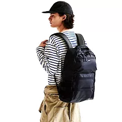 CIE|日系率性 職人手工機能防潑水後背/電腦包 黑色