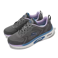 Skechers 慢跑鞋 Go Run Arch Fit─Day Break 女鞋 灰 藍 支撐 緩震 運動鞋 128957CCTQ