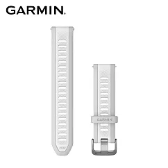GARMIN Quick Release 20mm 矽膠錶帶 暢快白