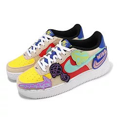 Nike 休閒鞋 Air Force 1 LV8 1 GS 大童 女鞋 卡其 多色 皮革 AF1 經典 FN7818─100