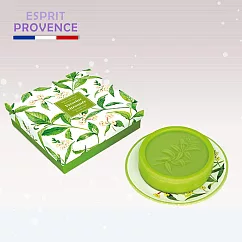 法國ESPRIT PROVENCE香皂禮盒組(附陶盤)香皂：100g 檸檬草