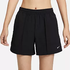 NIKE AS W NSW ESSNTL MR 5IN WVN SHR 女休閒短褲─黑─FV6623010 M 黑色