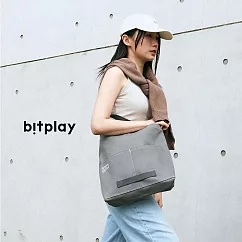 【bitplay】Everyday Canvas Tote 防潑水日常托特包10L (帆布版) ─水泥灰