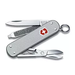 VICTORINOX 瑞士維氏 5用ALOX金屬殼瑞士刀─銀