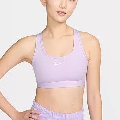 NIKE AS W NK SWSH MED SPT BRA 女運動內衣─紫─DX6822511 L 紫色