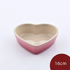 Le Creuset 心形烤盤 16cm 薔薇粉 烤皿 烘培烤盤