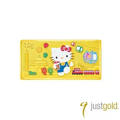 【Just Gold 鎮金店】Hello Kitty 環遊世界─台灣 金條10g