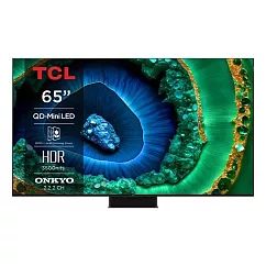 TCL 65型 4K TV 量子智能連網液晶顯示器 65C855 含基本安裝 黑